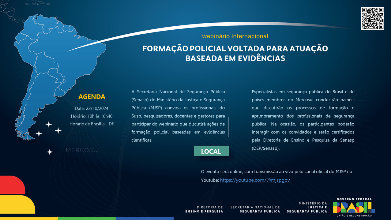 Webinário Internacional: Formação Policial 